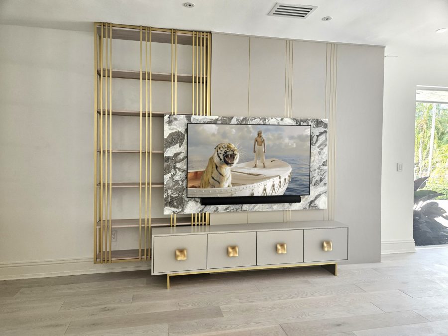 contemporary TV unit